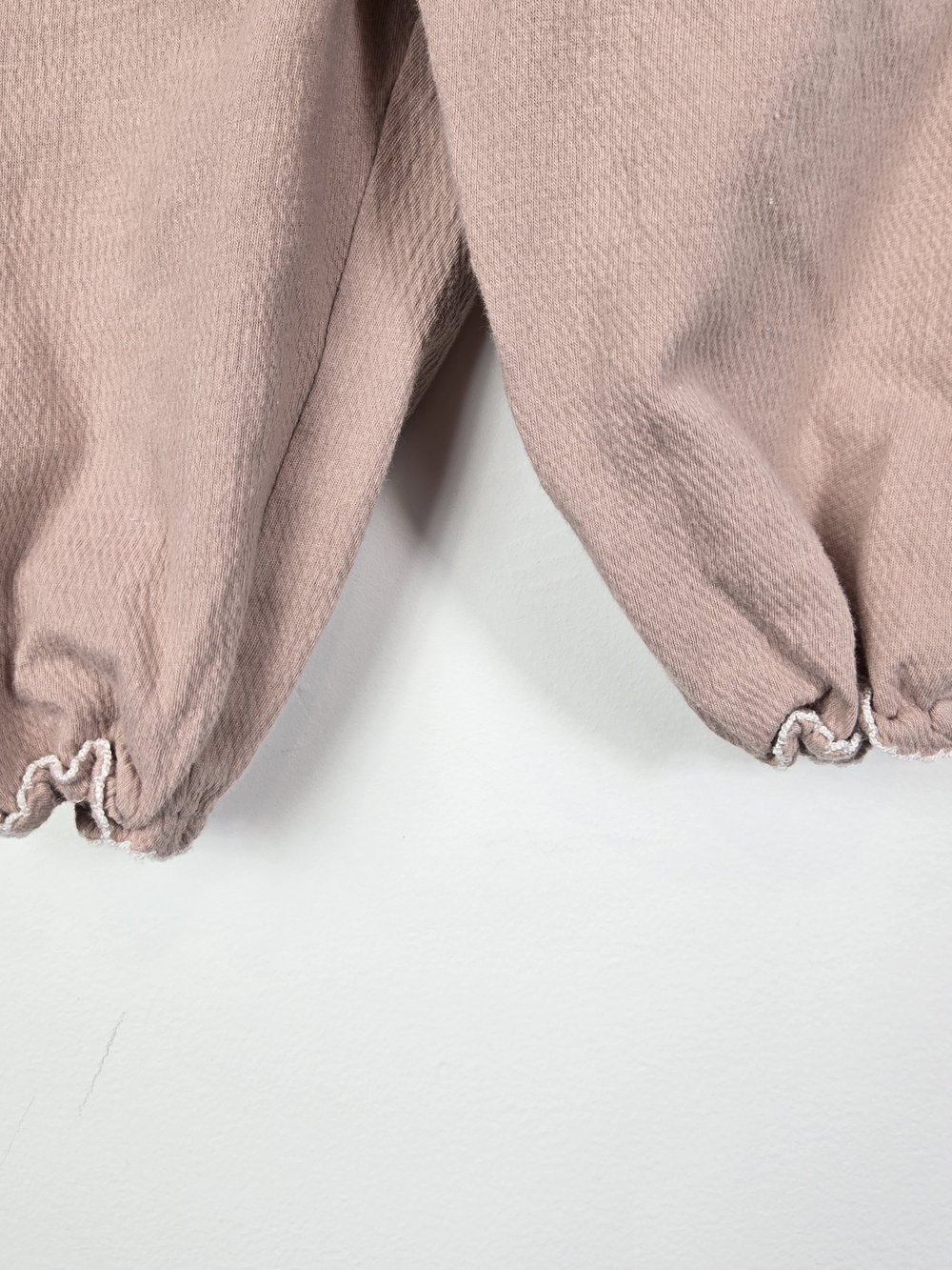 H&M Baby Set 9-12 Months Soft Pink Textured Button-Front Top & Pants Outfit - Picture 10 of 11